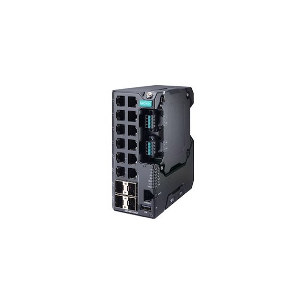 Moxa Managed Gigabit Ethernet switch with 8 10/100BaseTX ports, 4 10/100/1000BaseT EDS-4012-4GC-LV-T - main